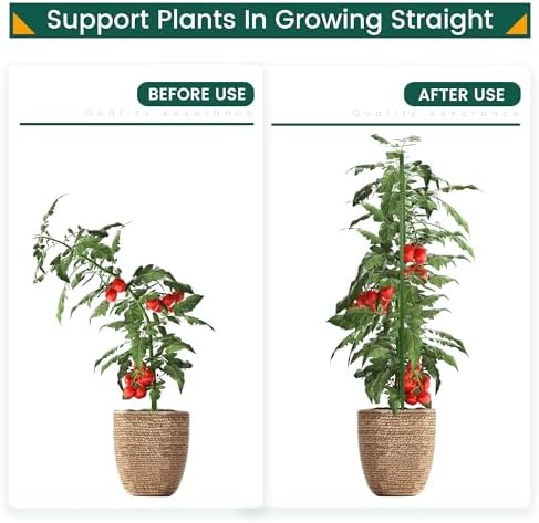 36 Inch 3 Ft Plant Support Garden Stakes for Outdoor Plants, 50 PCS