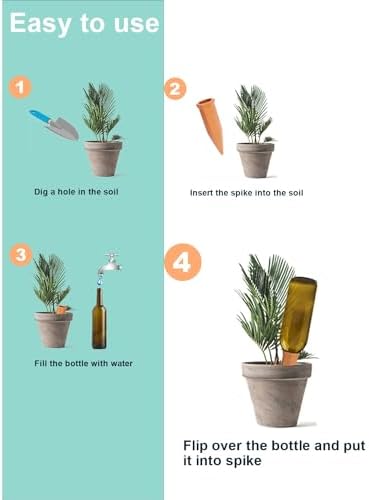 10pcs Terracotta Watering Spikes