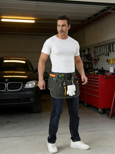 Nanxson Tool Apron Half Canvas Apron With Muti-Pockets