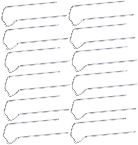 Floral Pins,1.7 Inch U-Shape Plant Pin, 80Pcs U-Pins for Indoor Plants Straw Wreaths, Greening Fern Craft Sewing Pin for Floral Picks Foam, DIY Sewing Project, Holiday Flower Arrangements