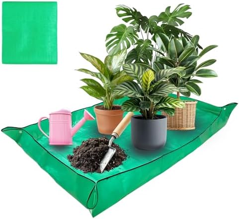59" x 39" Extra Large Repotting Mat, Thickened Foldable Gardening Mat