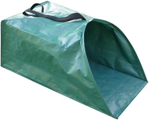Leaf Bag, Garden Waste Collection, 53 Gallon (200 L) Heavy Duty Tarp, Foldable, Handles For Lawn & Outdoor