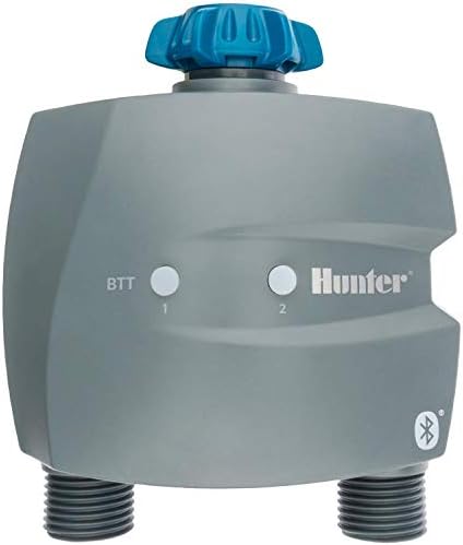 Hunter BTT Bluetooth Hose Timer, Sprinkler Timer for Garden Hose, 2-Zone