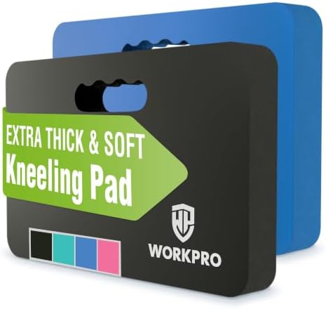 WORKPRO Extra Thick Kneeling Pad, Soft NBR Foam Cushioning for Knees