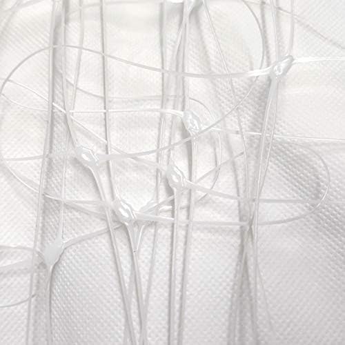 White Trellis Netting 4x100 ft Heavy Duty Garden Netting Polypropylene Plant Support Net for Climbing Vegetables Fruits Flowers