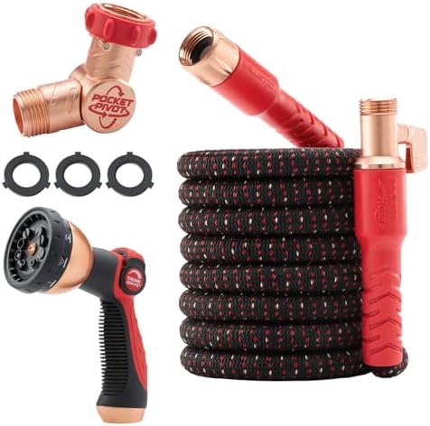 Pocket Hose Ballistic 50 FT Expandable Garden Hose, No-Kink, As Seen on TV