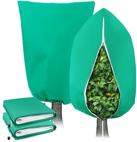 2 Pack Plant Covers Freeze Protection, 72"X47" Frost Blankets for Winter
