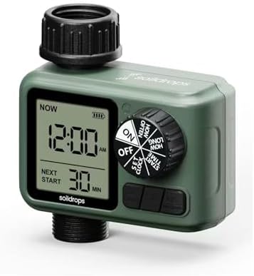 Garden Hose Sprinkler Timer 1 or 2 Outlet Programmable Controller