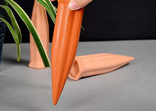 Automatic Plant Waterer Terracotta Self Watering Spikes Drippers Irrigation System for Vacation or Holiday (8Pack)