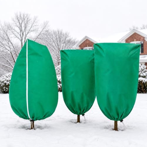 4 Packs Plant Covers Freeze Protection 47.7" X 72"