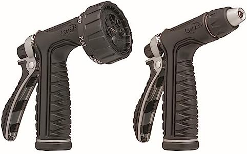 Orbit 26814 Pro Flo Metal Rear Trigger Hose Spray Nozzles Dual Pack