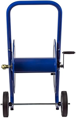 Coxreels 117-3-200-DM Hand Crank Dolly Hose Mount | Water Hose Cart with Wheels | Industrial Water Hose Reel Cart | Mobile Reel for Garden Hose | Fits 3/8'' x 200' Hose | 21” x 19” x 36.25”