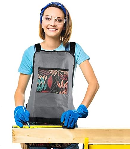Garden Apron Oxford Cloth Work Apron With Pockets Adjustable Heavy Duty Tool Apron for Men & Women