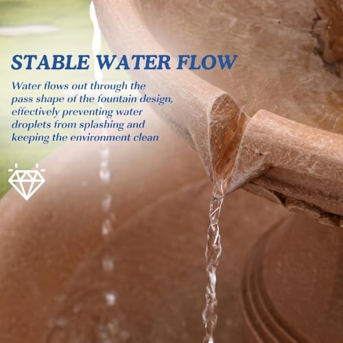 48.4" H Italian Outdoor Water Fountains, Fountains and Waterfalls