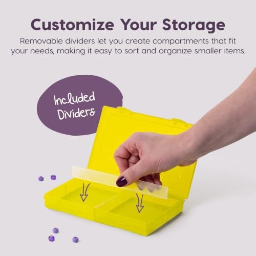 IRIS USA Storage Box |Made in USA| 16 Cases - 32 Dividers - Multi (2-Pack)