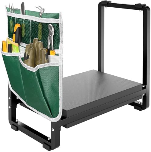 Garden Kneeler and Seat, 10.2" Wider Heavy Duty Thick for Kneeling and Seat