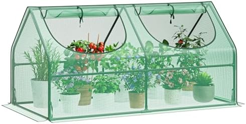 3X3X6 Small Greenhouse, Durable PE,Waterproof & UV Protected