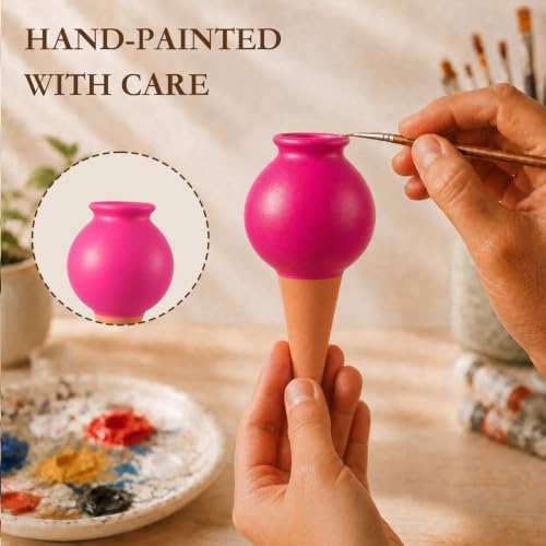 YesWhat Terracotta Watering Spikes Slow Release Watering Stakes