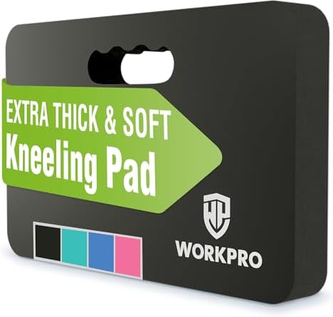 WORKPRO Extra Thick Kneeling Pad, Soft NBR Foam Cushioning for Knees