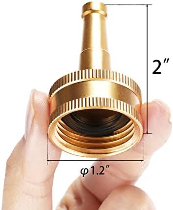 2 Pack Sweeper Nozzle for Garden Hose, 2" Hose jet nozzle