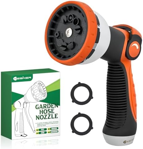 Garden Hose Nozzle Heavy Duty ABS Water Hose Sprayer for Outdoor