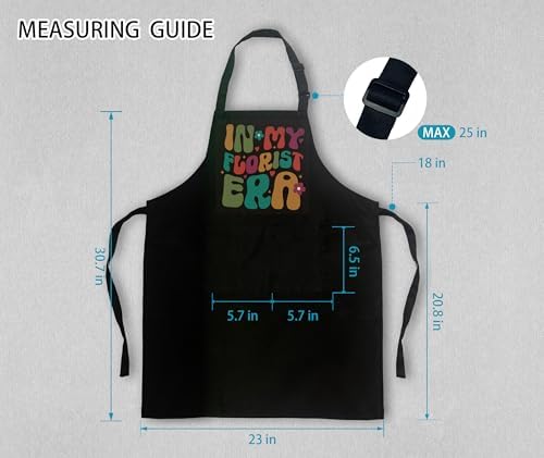 Plant Lover Gifts, Easily Distracted by Plants Gardening Apron for Women with Pockets, Plant Lady Mom Gifts