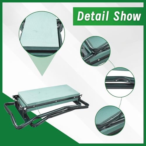 Foldable Portable Knee Stools Gardening Bench Garden Kneeler Seat