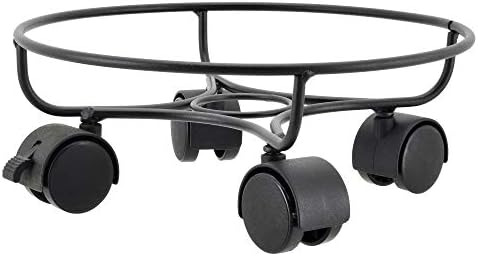 Arcadia Garden Products 1559 Heavy Duty Plant Caddy, Small, 10""", Black