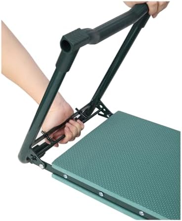 Majnesvon Garden Kneeler and Seat, Garden Kneeler with EVA Foam Pad, Foldable Stool Gardening Seat for Seniors and Gardeninng Lovers (21.2"+2 Tool Bag)
