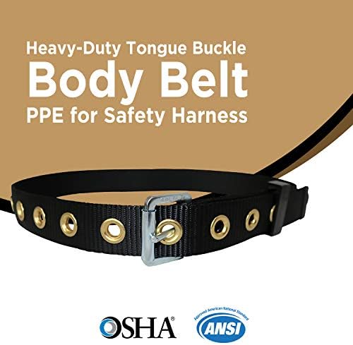 AFP Tongue Buckle Work Positioning Body Belt, Small