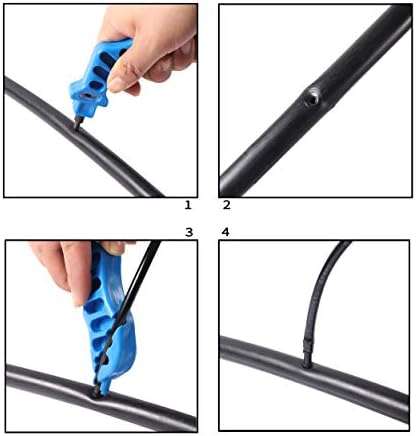 2-in-One Drip Irrigation Tubing Hole Punch Fitting