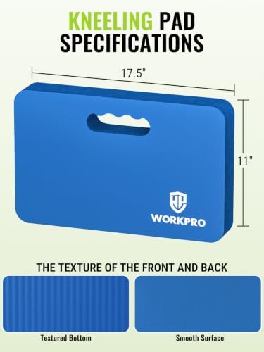 WORKPRO Extra Thick Kneeling Pad, Soft NBR Foam Cushioning for Knees