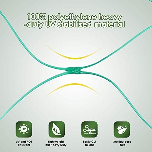 Ruolan Bird Netting for Garden Protect Vegetable Plants and Fruit Trees13X82Ft,Plastic Trellis Netting for Birds, Deer,Squirrels and Other Animals