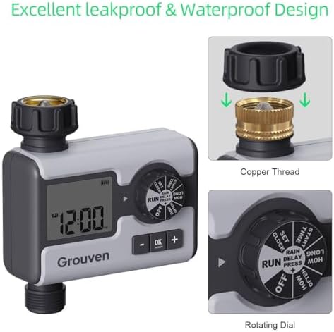 Garden Sprinkler Water Timer Manual Automatic System Irrigation1 Outlet