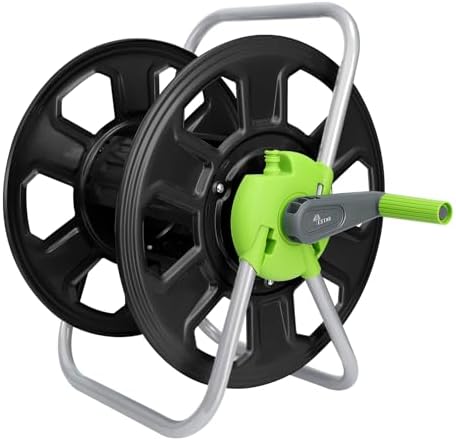 Metal Water Hose Reel Hold 100FT 5/8" Hose