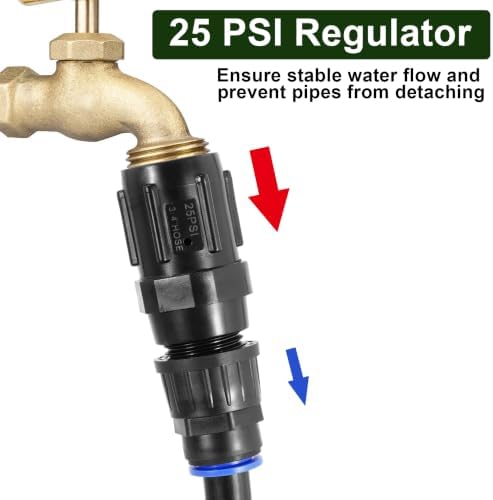 263FT Drip Irrigation System,Garden Watering Kit for Gardens,Potted Plants