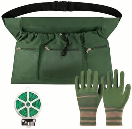 Garden Apron Tool Belt, Waist Organizer Set