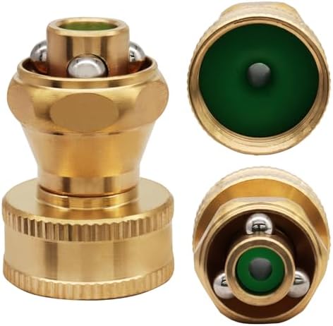 3 Pcs Brass Sweeper Nozzle, 3/4" Heavy Duty High Pressure