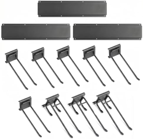 MBQQ Garage Tool Organizer Wall Mounted, 24 Inches Adjustable Garden Tool Organizer Rack,Heavy Duty Yard Tool Organizer