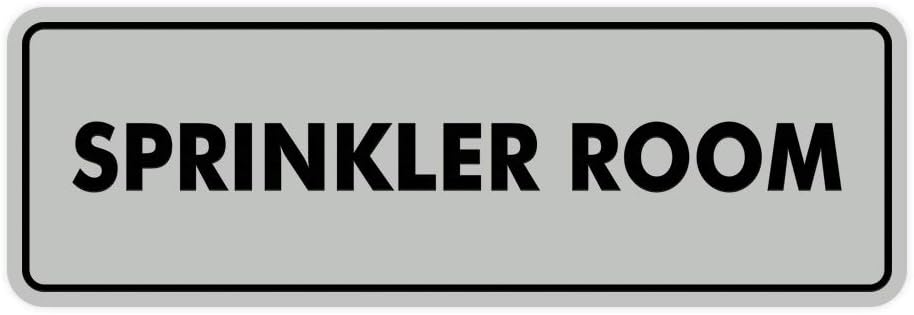 Signs ByLITA Standard Sprinkler Room Sign (Lt Gray) - Small