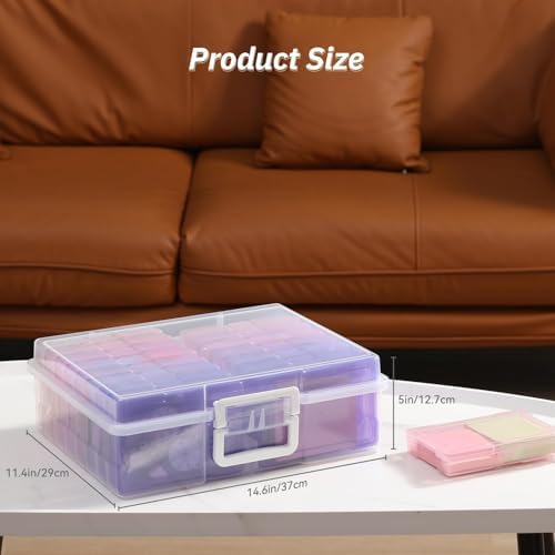 4"x6" Photo Storage Box with 16 Inner Photo Case