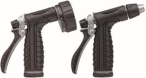 Orbit 26814 Pro Flo Metal Rear Trigger Hose Spray Nozzles Dual Pack