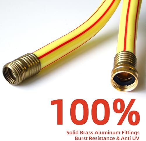 50 ft 3/4” Heavy Duty Garden Hose, Solution4Patio, Male to Female Fittings