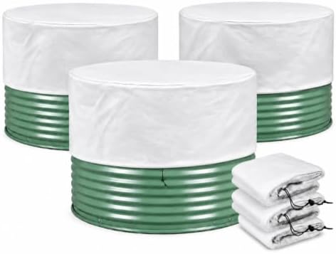 3 Pack Frost Cloth Freeze Protection Raised Garden Bed Plant Cover