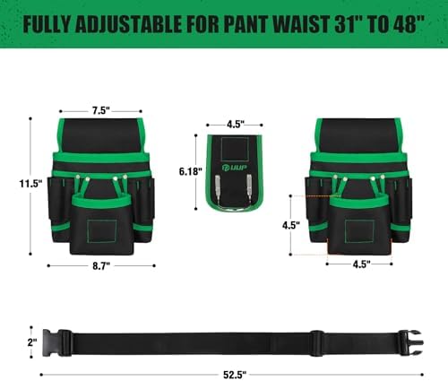 Magnetic Tool Belt for Men, 26 Pockets Heavy Duty Nail Tool Pouch Dad Gift