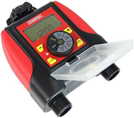 Chapin 41003 Dual Zone Water Timer with Water Resistant Construction, Numerous Options for Frequency of Watering/Duration of Watering Settings and up to 116 PSI, Red/Black