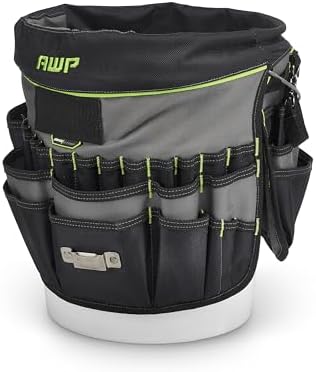 AWP Bucket Tool Organizer 51-pocket, Utility Tool Bag, 1 Pack