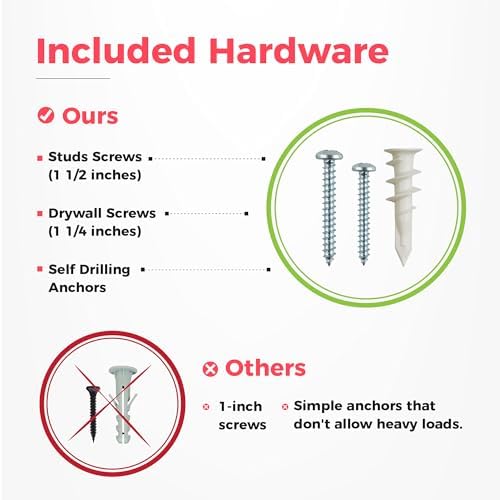 Garage Tool Organizer Wall Mount, 64", 4 Racks 8 Hooks, 400 lbs
