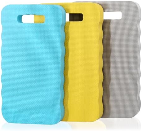 Garden Kneeling Pad 3pcs, Extra Wider 8.66“, Kneeling Mat Waterproof with Bright Color Tone, Knee Pads for Gardening, Yoga, House Clean, Repair Work