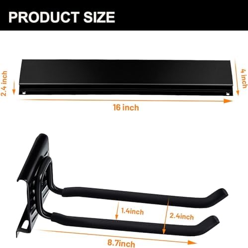 Wallmaster Garage Storage Organization Wall Mount Folding Chair Hangers